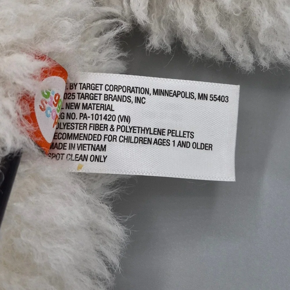 Gigglescape White Shaggy Yeti Plush Abominable Snowman Green Red Hat F440298